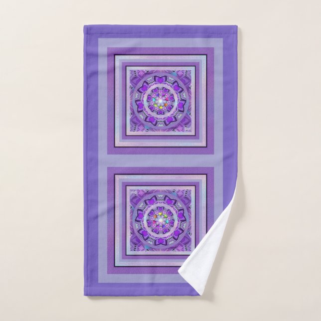 Purple W2 Hand Towel (Hand Towel)