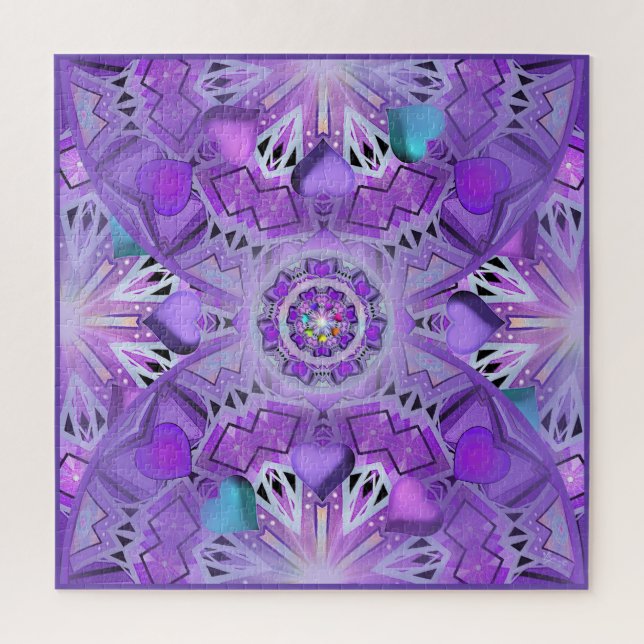 Purple W2 Jigsaw Puzzle (Vertical)
