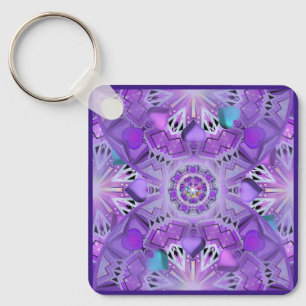 Purple W2 Key Ring