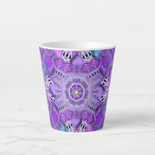 Purple W2 Latte Mug
