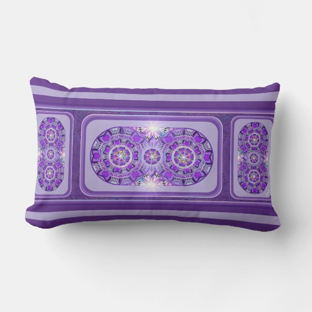 Purple W2 Lumbar Cushion (Front)