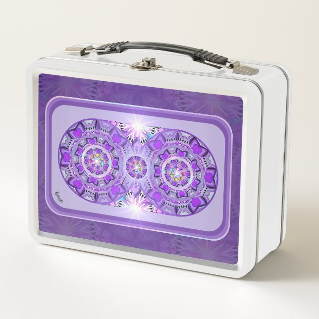 Purple W2 Metal Lunch Box (Front)