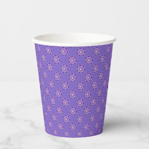 Purple W2 Paper Cups
