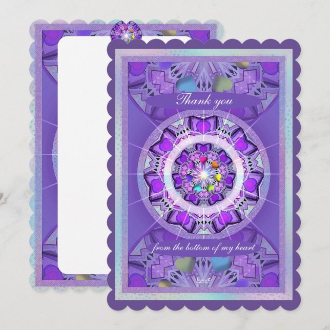 Purple W2 Thank You Card (Front/Back)