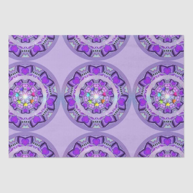 Purple W2 Tissue Paper (Front)