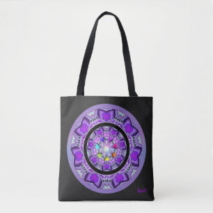 Purple W2 Tote Bag