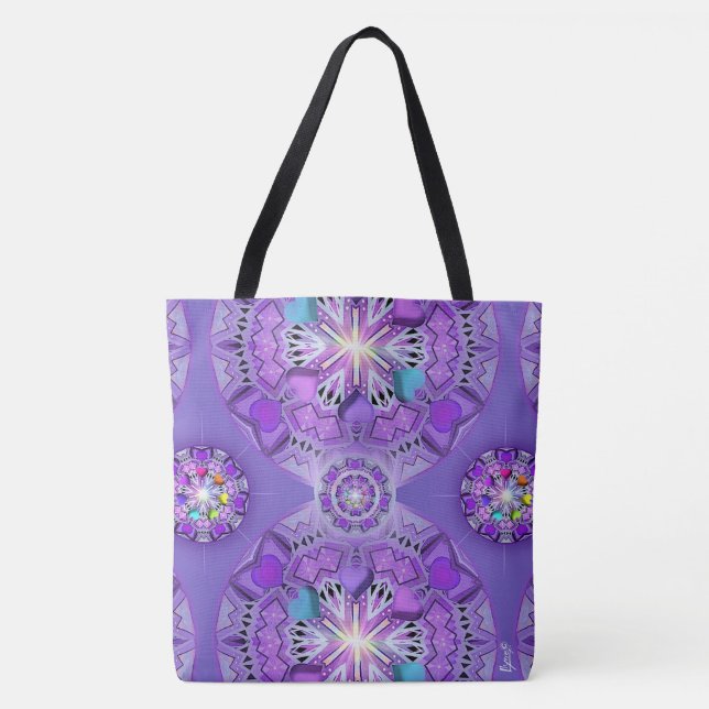 Purple W2 Tote Bag (Front)