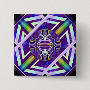 Purple W3 15 Cm Square Badge