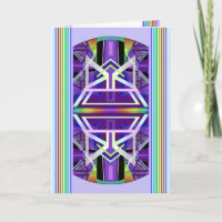 Purple W3 blank card