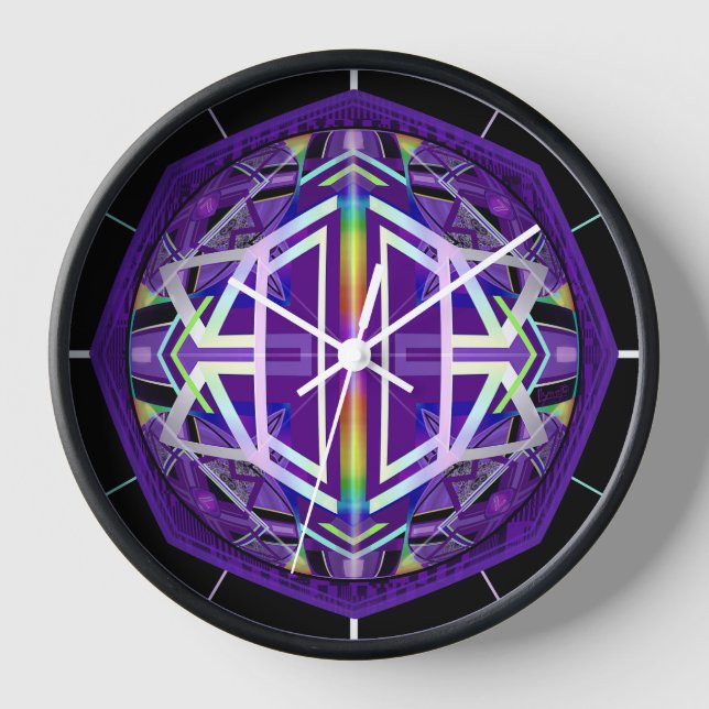 Purple W3 Clock (Front)