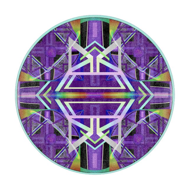 Purple W3 Cutting Board (Front)