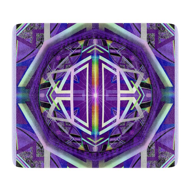 Purple W3 Cutting Board (Front)