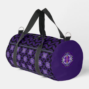 purple w3 duffle bag