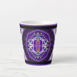 Purple W3 Latte Mug