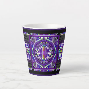 Purple W3 Latte Mug