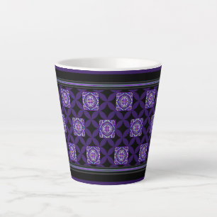 Purple W3 Latte Mug