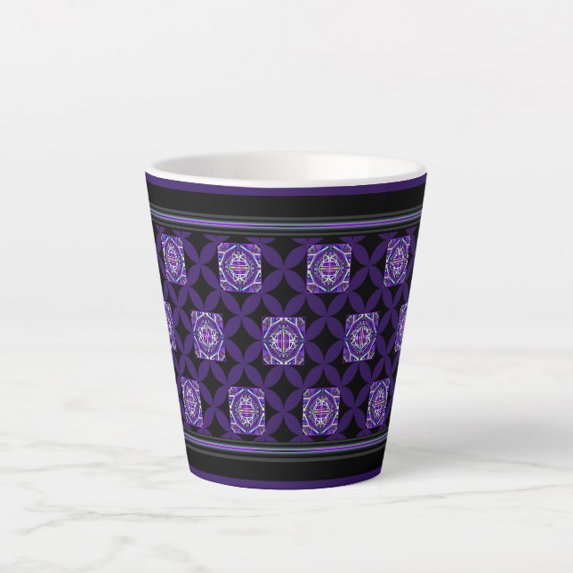 Purple W3 Latte Mug (Front)