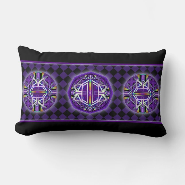Purple W3 Lumbar Cushion (Front)