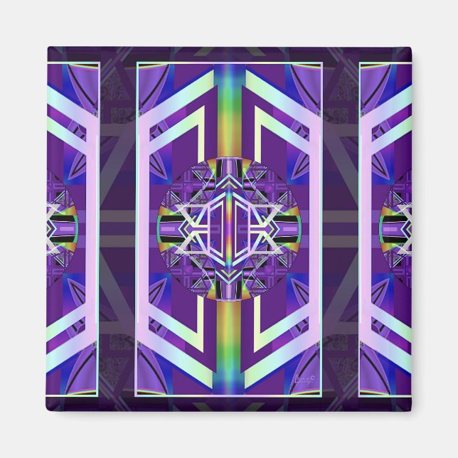 Purple W3 Magnet (Front)