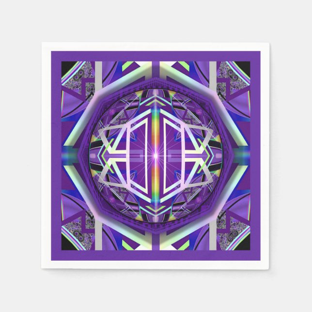 Purple W3 Napkin (Front)