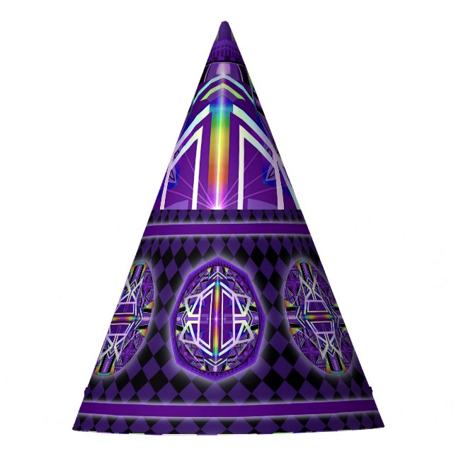 Purple W3 Party Hat (Front)