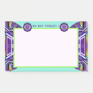 Purple W3 Post-it Notes