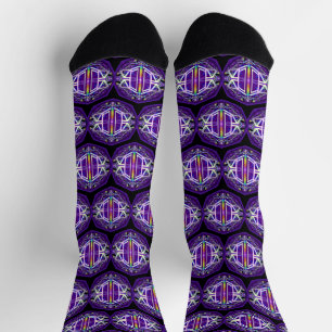Purple W3 Socks