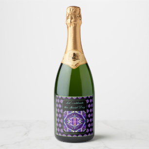 Purple W3 Sparkling Wine Label