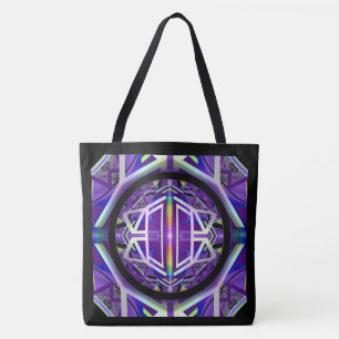 Purple W3 Tote Bag