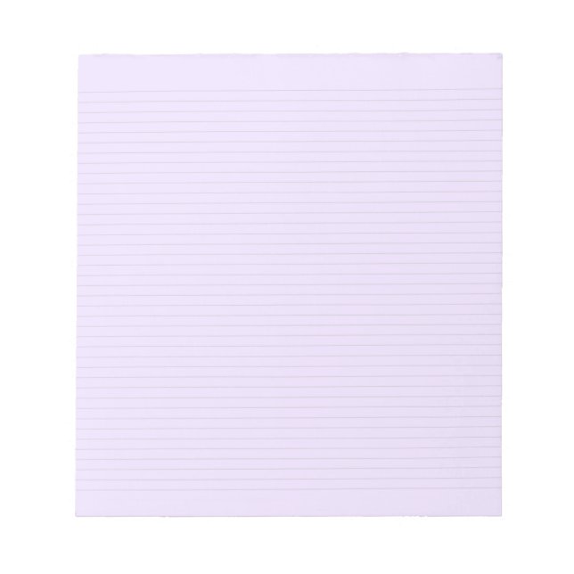 Purple w/ 3mm grey lines notepad (Front)