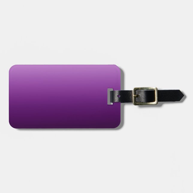 Purple Wallpaper Background Luggage Tag (Front Horizontal)