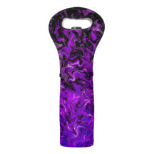 Purple Warped - Wine Tote
