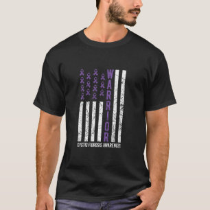Purple Warrior For Women & Men Cystic Fibrosis Awa T-Shirt