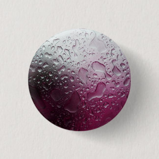 purple water 3 cm round badge