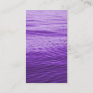 Purple Water Business Card