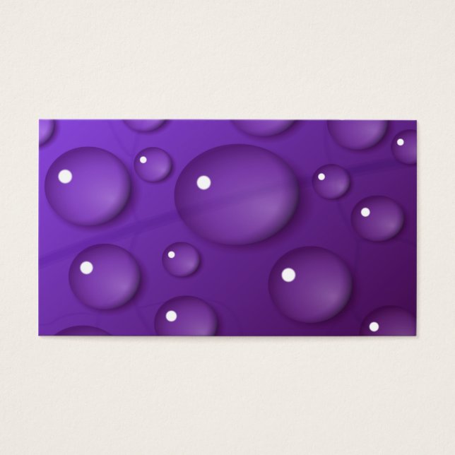 Purple Water Drop Pattern (Front)