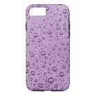 Purple water droplets