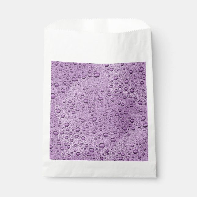 Purple water droplets favour bag (Front)