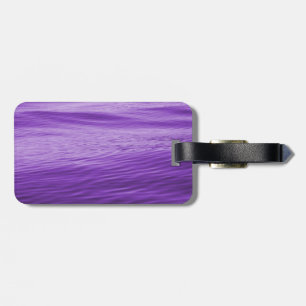 Purple Water Luggage Tag