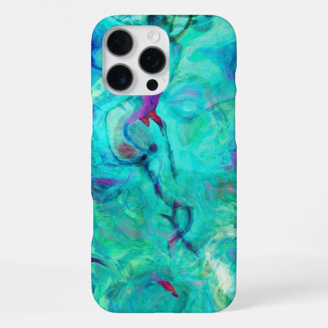Purple Water Sprite iPhone Case (Back)