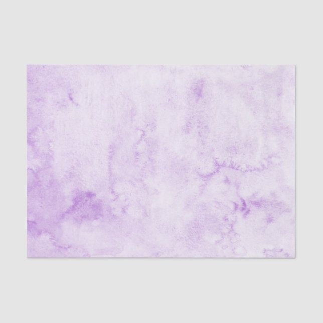 Purple Watercolor Elegant Tissue Paper (Front)