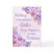 Purple Watercolor Flowers Sister Birthday Card