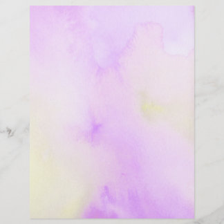 Purple Watercolor Page