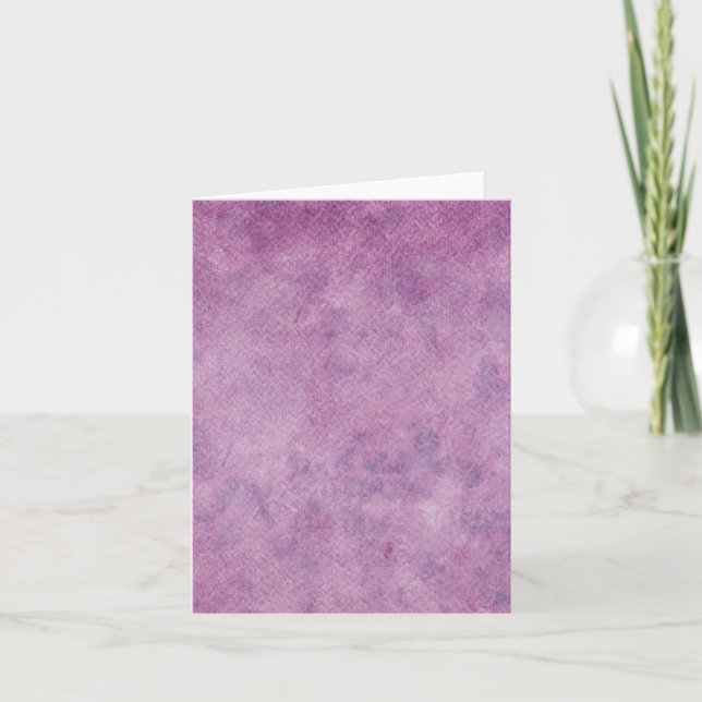 Purple Watercolor Paper Background Template Blank (Front)