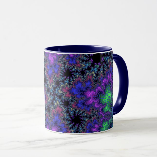 Purple Watercolor Speckle Mug (Front Right)