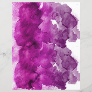 Purple watercolor stains soft pastel scrapbook 