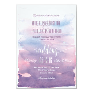 watercolor invitation