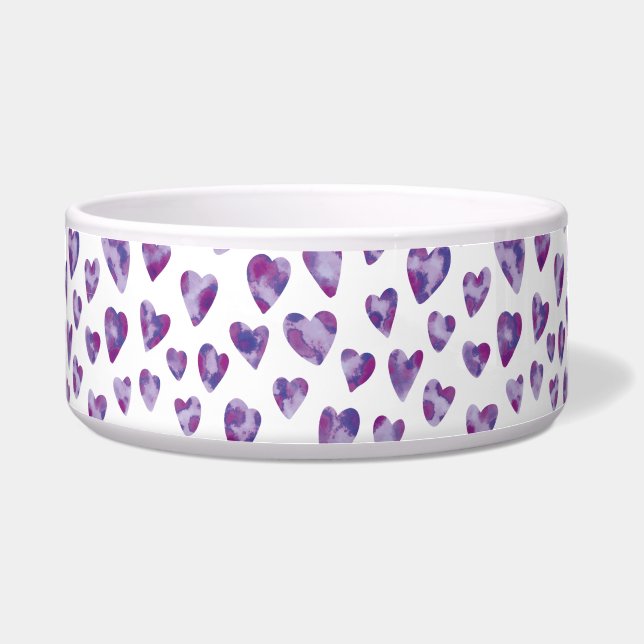 Purple Watercolour Heart (Front)