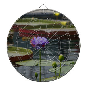 Purple Waterlily Dartboard