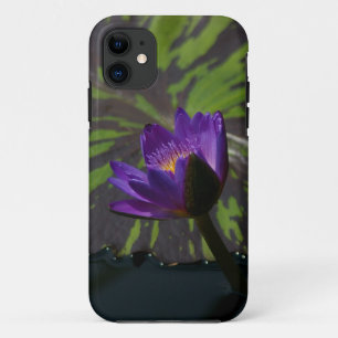 Purple Waterlily Lotus Flower phone case